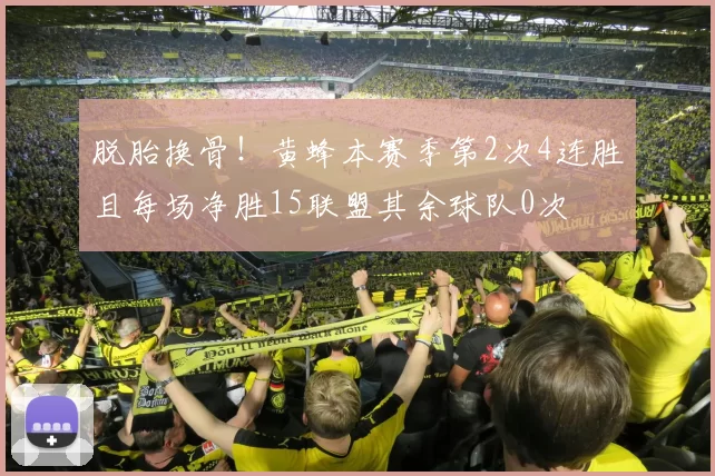 脱胎换骨！黄蜂本赛季第2次4连胜且每场净胜15联盟其余球队0次